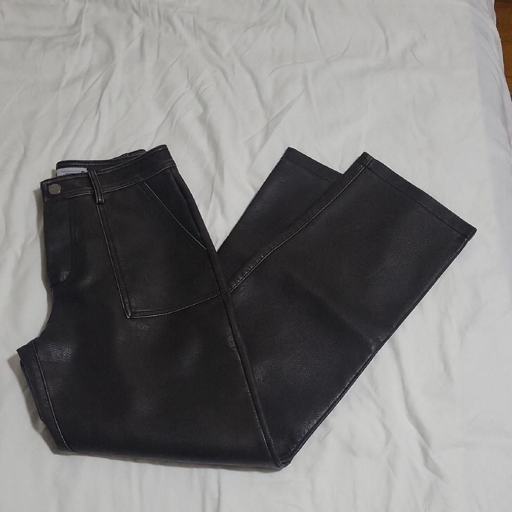 Zara Women's Straight Leg Black Jeans